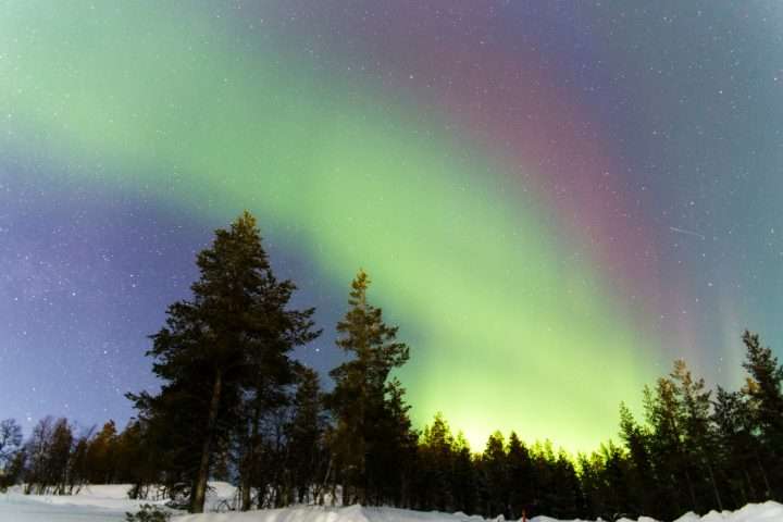 Spectacular dispay of the northern lights in Nova Scotia.