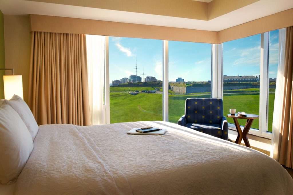 Hampton Inn by Hilton Halifax Downtown room overlooking Citadel Hill